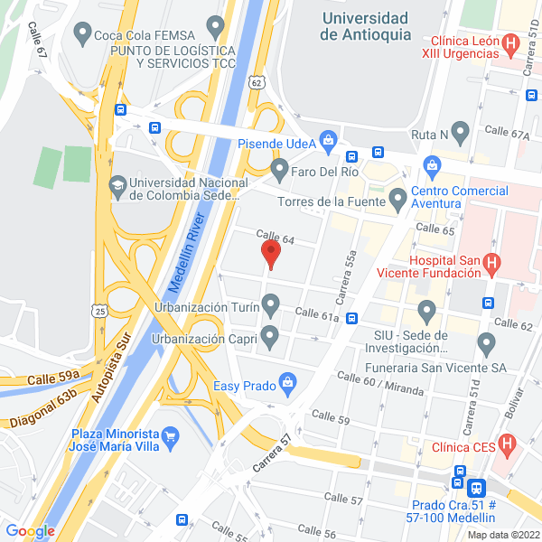 Mapa de Servireencauche Medellin S.A.S