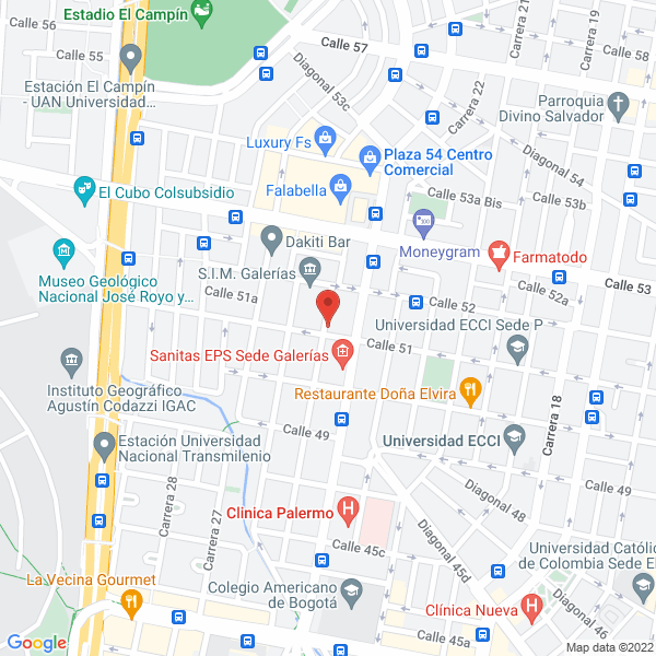 Mapa de Servitramitess S.A.S.