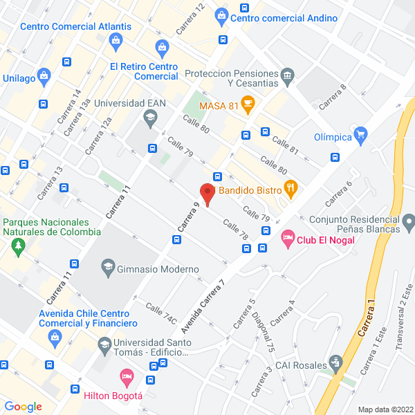 Mapa de Jardín Infantil Sésamo Kids S.A.S.