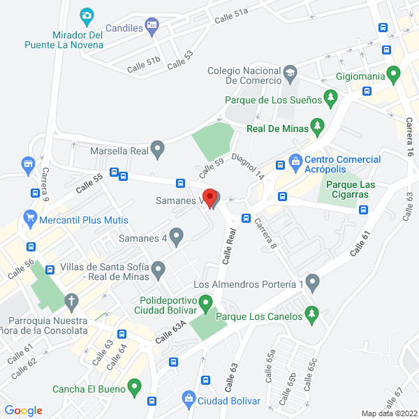 Map of Setelco Ltda
