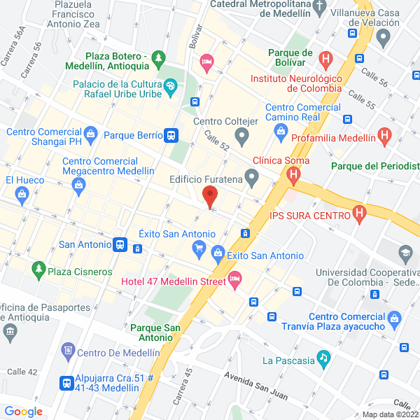 Mapa de Unete Unidad Odontologica
