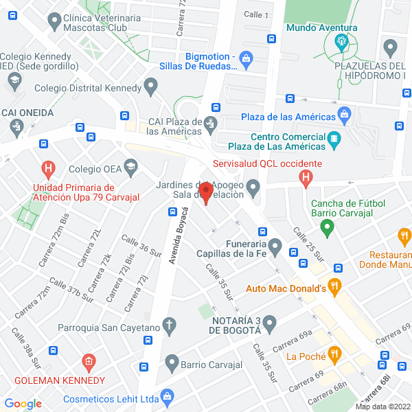 Mapa de Tecni Hornos Industrial Ltda.