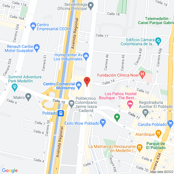 Mapa de Tecnocom Monterrey
