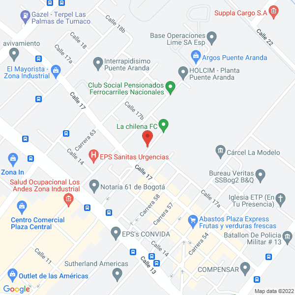 Mapa de Tecnología Y Fosfatos S.A.S.