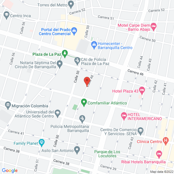 Map of Tecnologia Paramédica S.A.S.