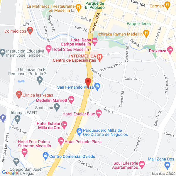 Mapa de Tecnoteam S.A.S