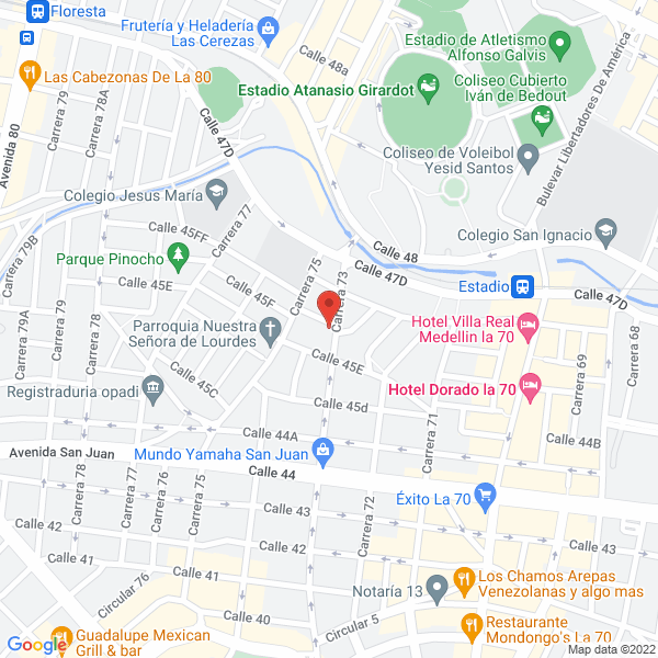 Mapa de Signa Postal S.A.S.