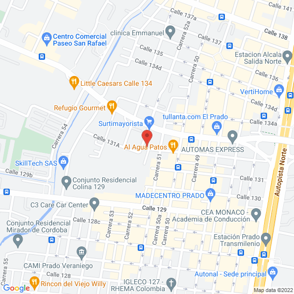 Mapa de Silencol