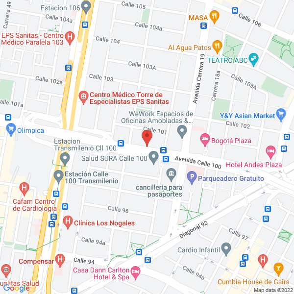 Mapa de Silva Ariza S.A.