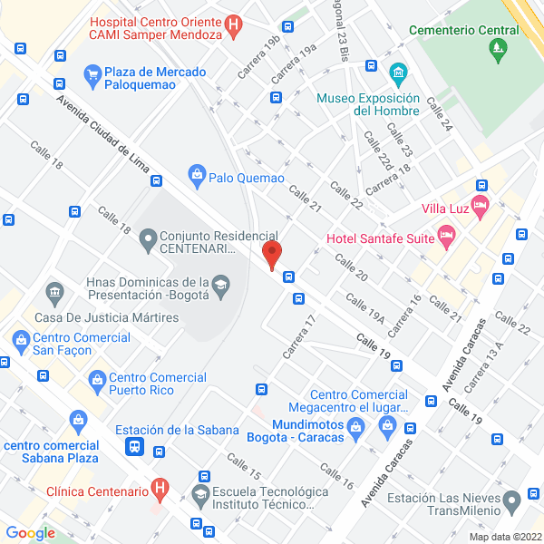 Mapa de Silvher Ltda.