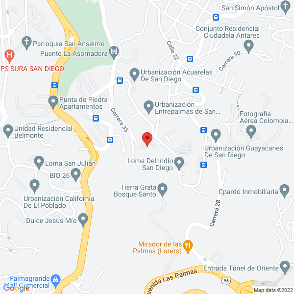 Mapa de Sport A M