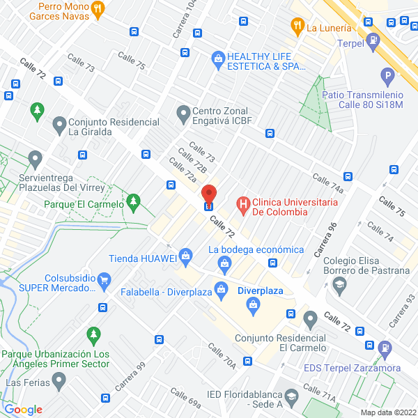 Mapa de Sport Fitness Gym