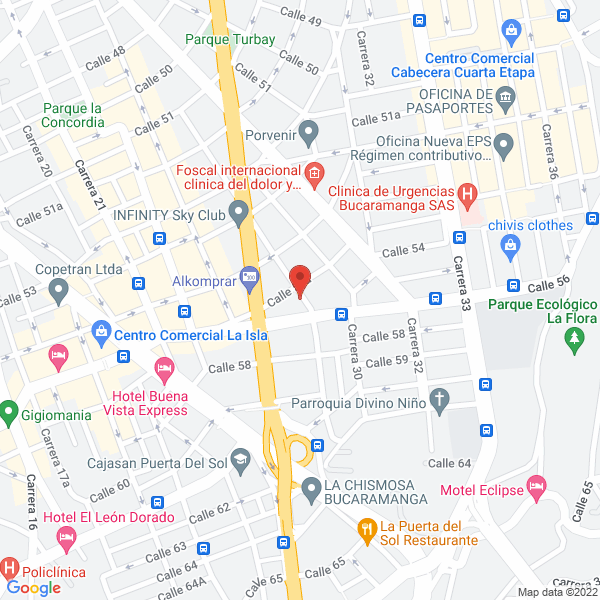 Map of Studio Natural Dance