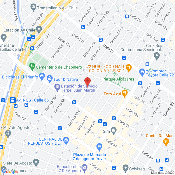Map of United Truck Parts S.A.S.