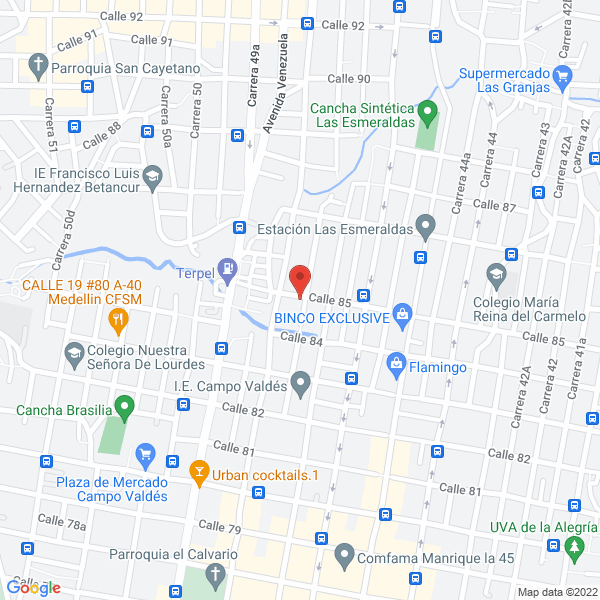 Mapa de Verfrut S.A.S.