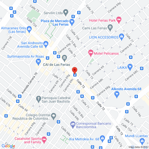 Mapa de Almacén Las Gatas
