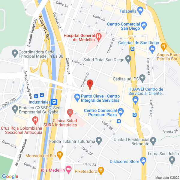 Mapa de Vip Valet Parking