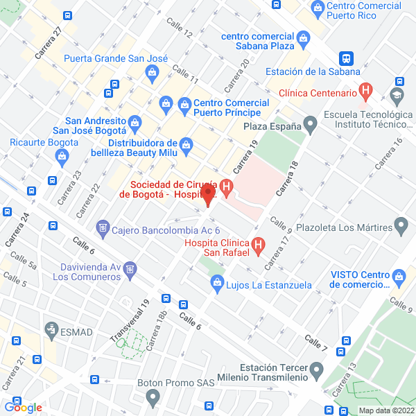 Mapa de Ancor Ltda.