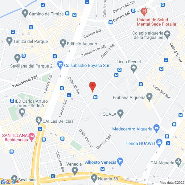 Mapa de Andamios A.A.A.F.