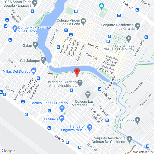 Mapa de Andamios Formaletas Y Equipos Para Construcción Ltda