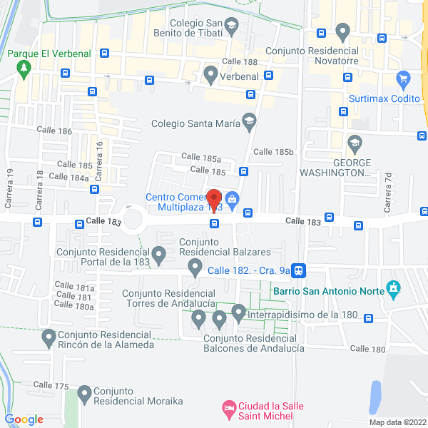 Mapa de Andes Express Lavanderia