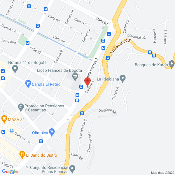 Mapa de Angulo Ladish S.A.