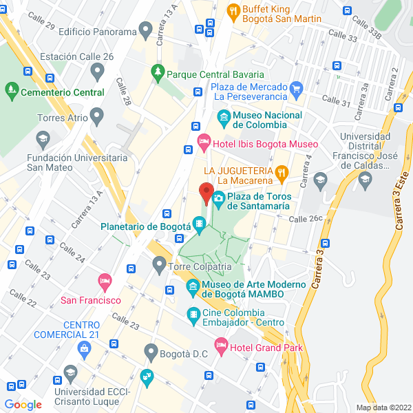 Mapa de Apartamentos Plaza