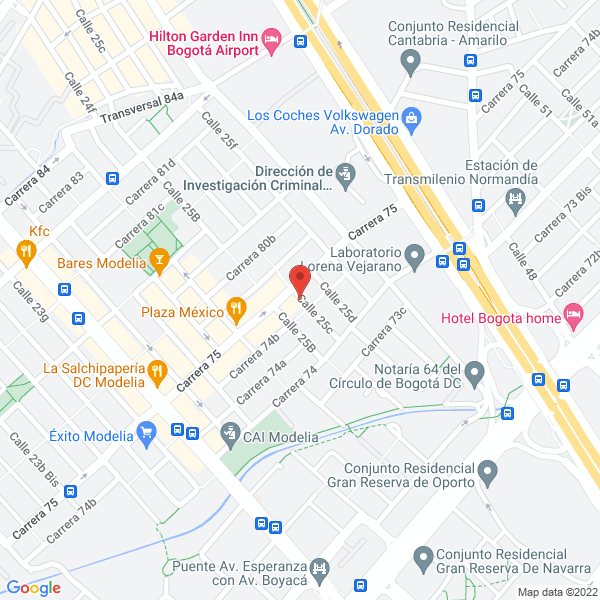 Mapa de Aphros Consultores S.A.S.