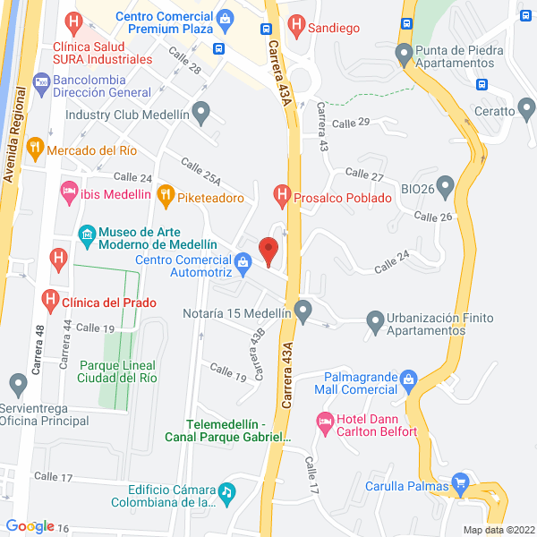 Mapa de Arrow Medical S.A.S.