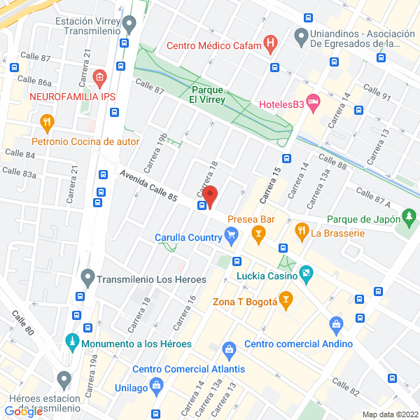 Mapa de Cambio 16 Agencia El Lago