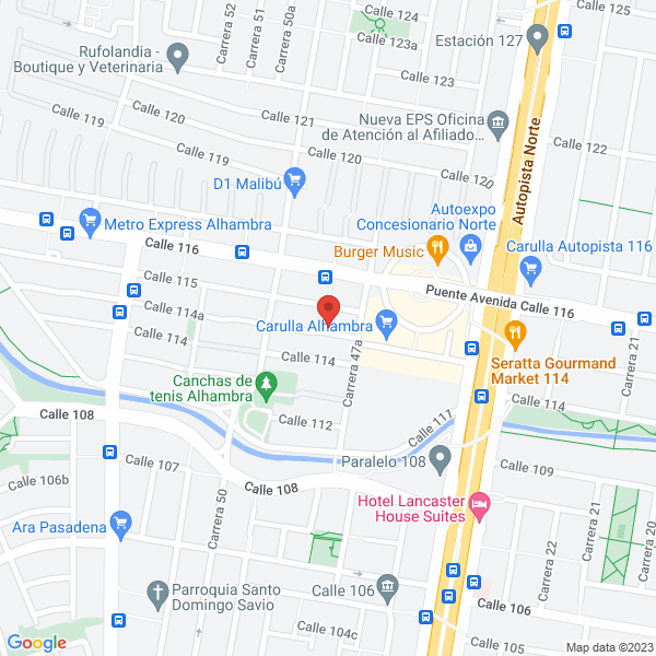 Mapa de Carmen Rosa Ruiz Consultorio Psicología Holística
