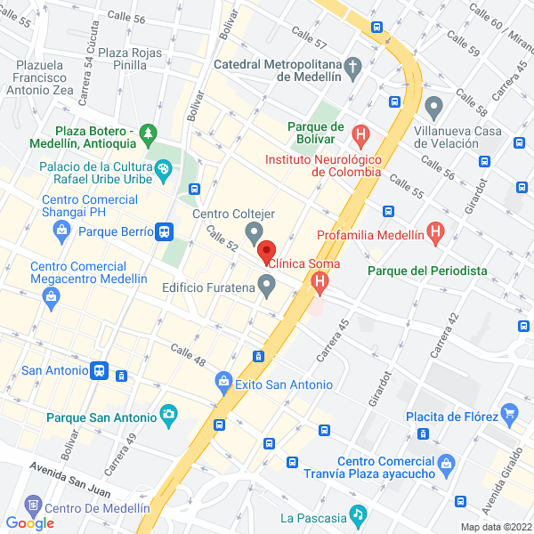 Mapa de Carmona Y Arango Asociados