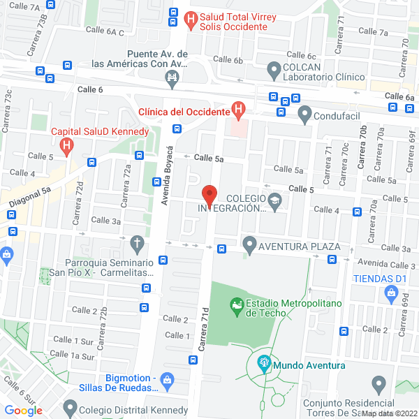 Mapa de Casa De Banquetes Pacheco E Hijos