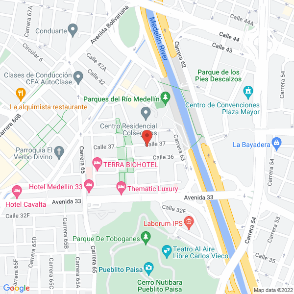 Mapa de Casa De Encuentros Y Retiros La Polka
