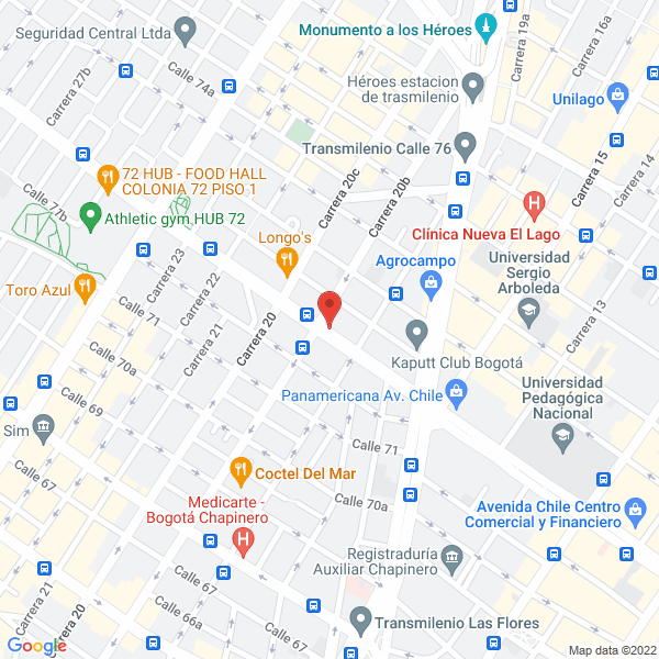 Mapa de Casa De Las Comunicaciones