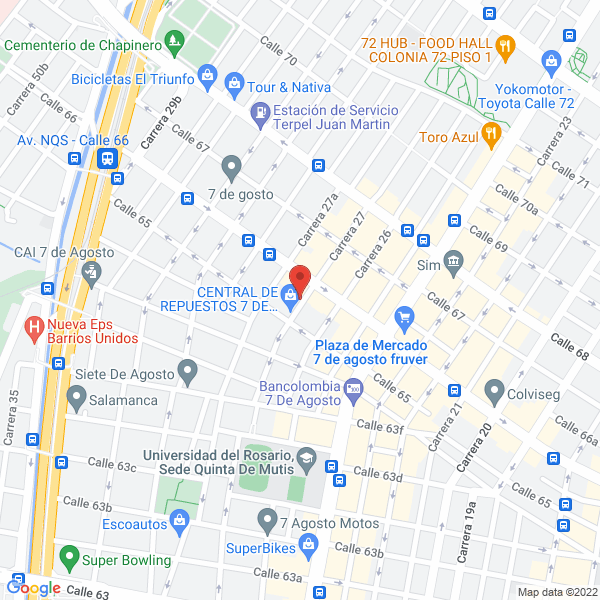 Mapa de Casa Diesel 7 De Agosto S.A.S.