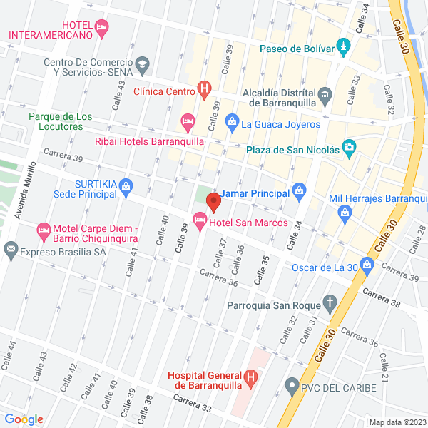 Map of Casita Veterinaria