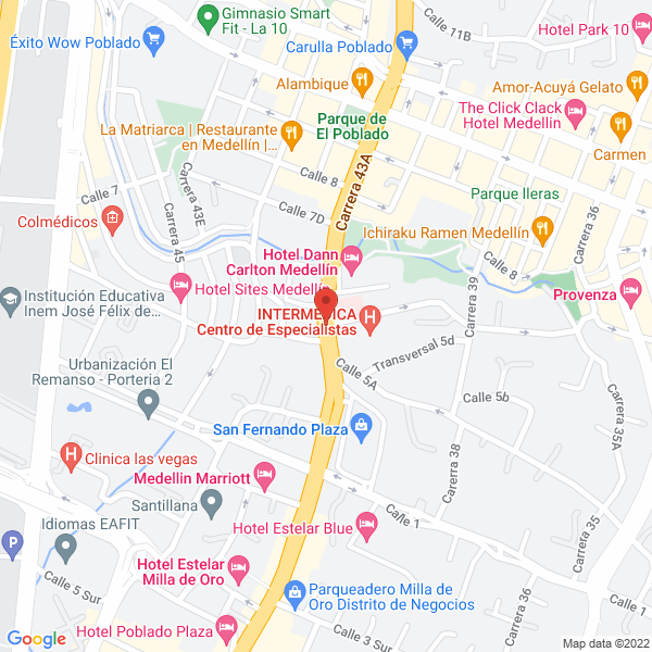 Map of Castellanos Acosta Rafael Ignacio