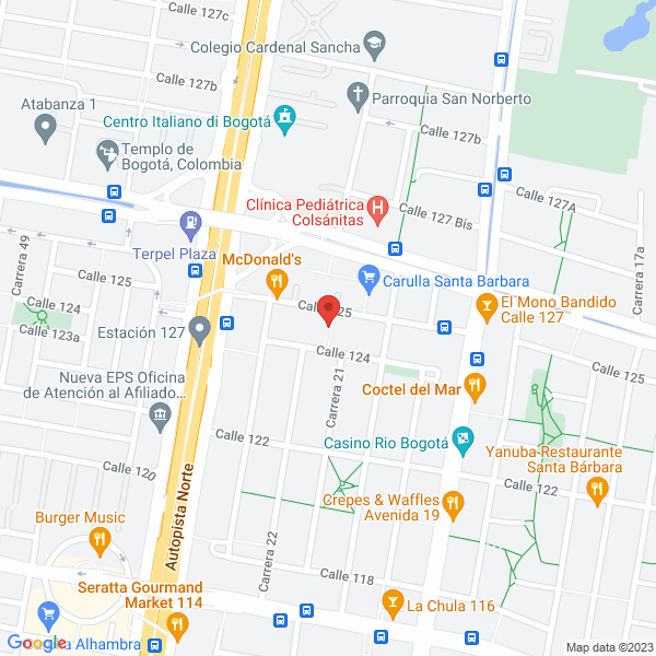 Mapa de Centro De Cirugía E Implantología Oral Chediak