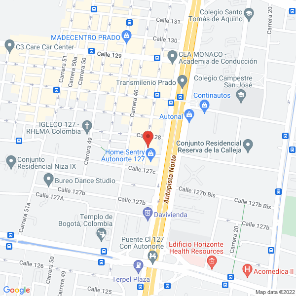 Mapa de Centro De Conocimiento Automotriz Mazda