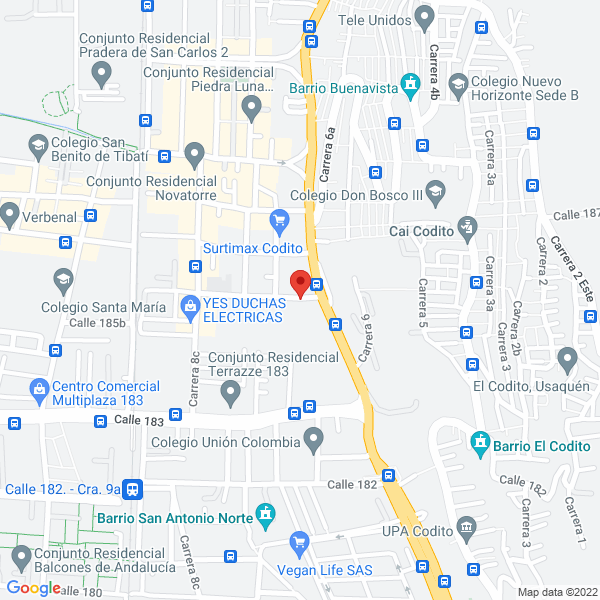 Mapa de Centro De Palbra Viva Internacional