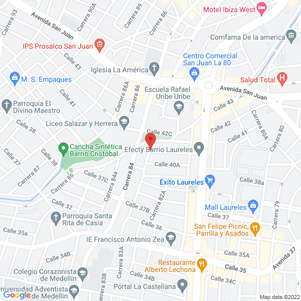 Map of Centro Educativo Cantabrico