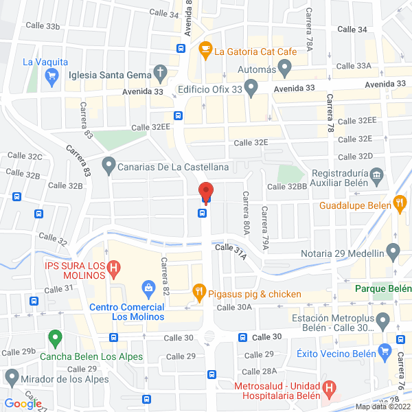 Map of Centro Odontológico Línea Dental
