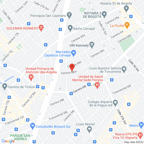 Mapa de Cincor Marroquinera S.A.S.