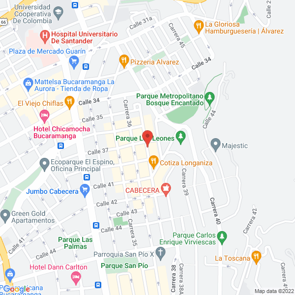 Map of Clínica De Belleza Y Estética Corporal