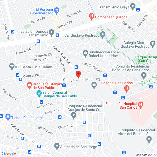 Mapa de Clínica De La Alfombra