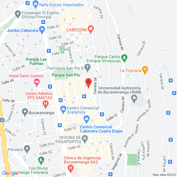 Map of Clínica De Ropa Luz Alexa