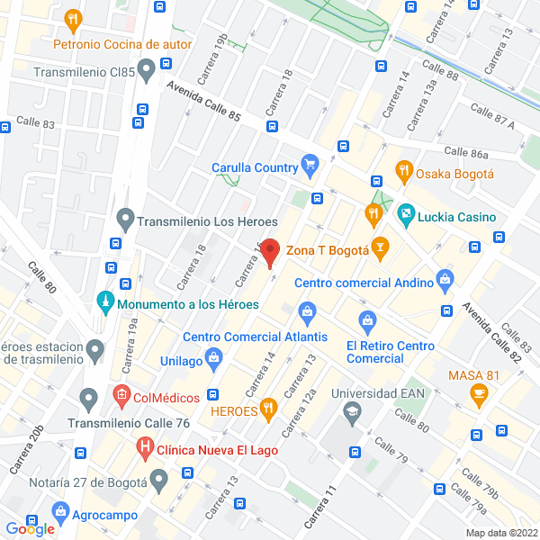 Mapa de Copiplanos Ltda.