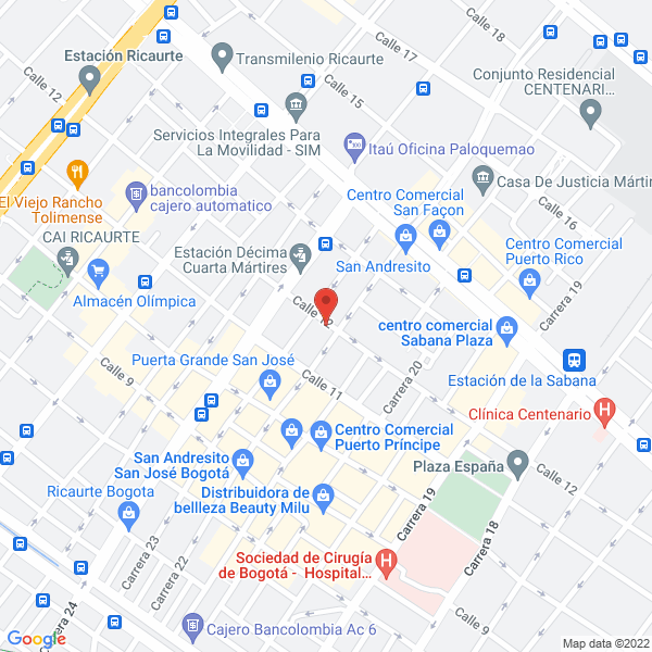 Mapa de Corpapel S.A.S.
