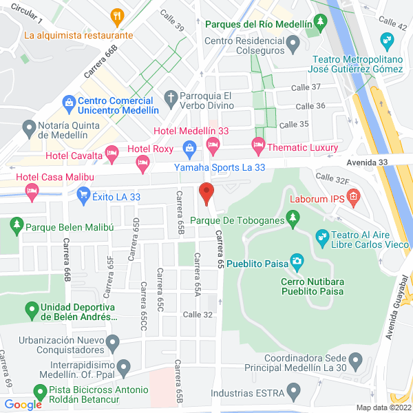 Map of Corporación Balboa